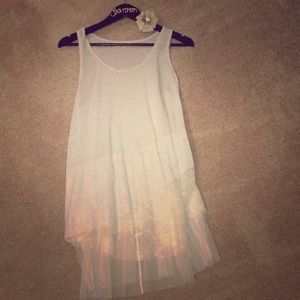 Beige Umgee tank top